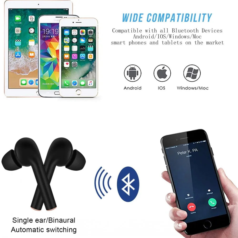 Wireless Earbuds Bluetooth 5.2 IPX7 Waterproof Earphones with LED Display Charging Case HD Stereo Built-in Mic Sports Earphones 1d0dd5-b6.myshopify.com