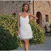 V-neck Strap Feather Stitching Dress 1d0dd5-b6.myshopify.com