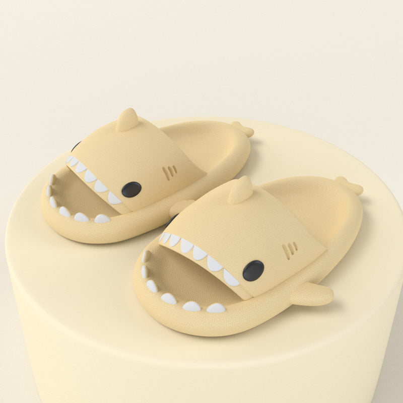 Adult's Slippers Indoor Outdoor Funny Shark Cartoon 1d0dd5-b6.myshopify.com