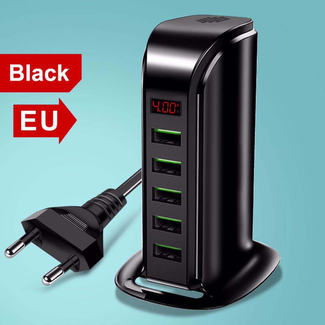 USB five-port smart charger