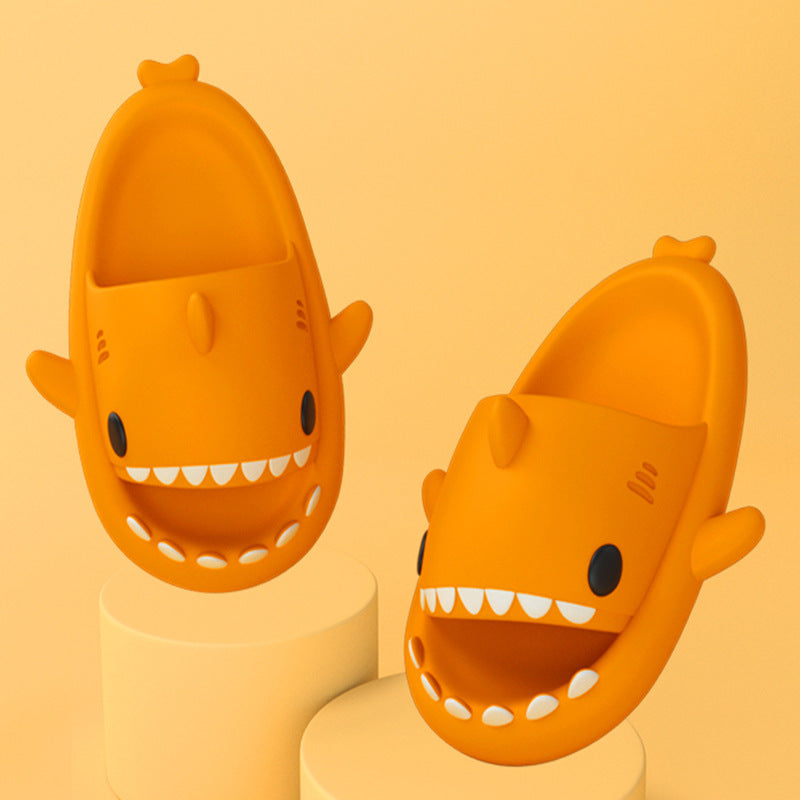 Adult's Slippers Indoor Outdoor Funny Shark Cartoon 1d0dd5-b6.myshopify.com