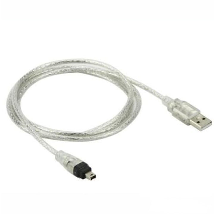 Transparent White USBAM To 4P Computer Peripherals All Cables