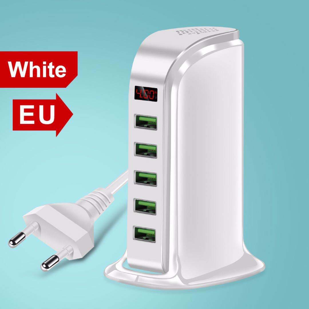 USB five-port smart charger