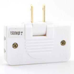 Compatible with Apple One To Three Power Conversion Plug - White - Electronics