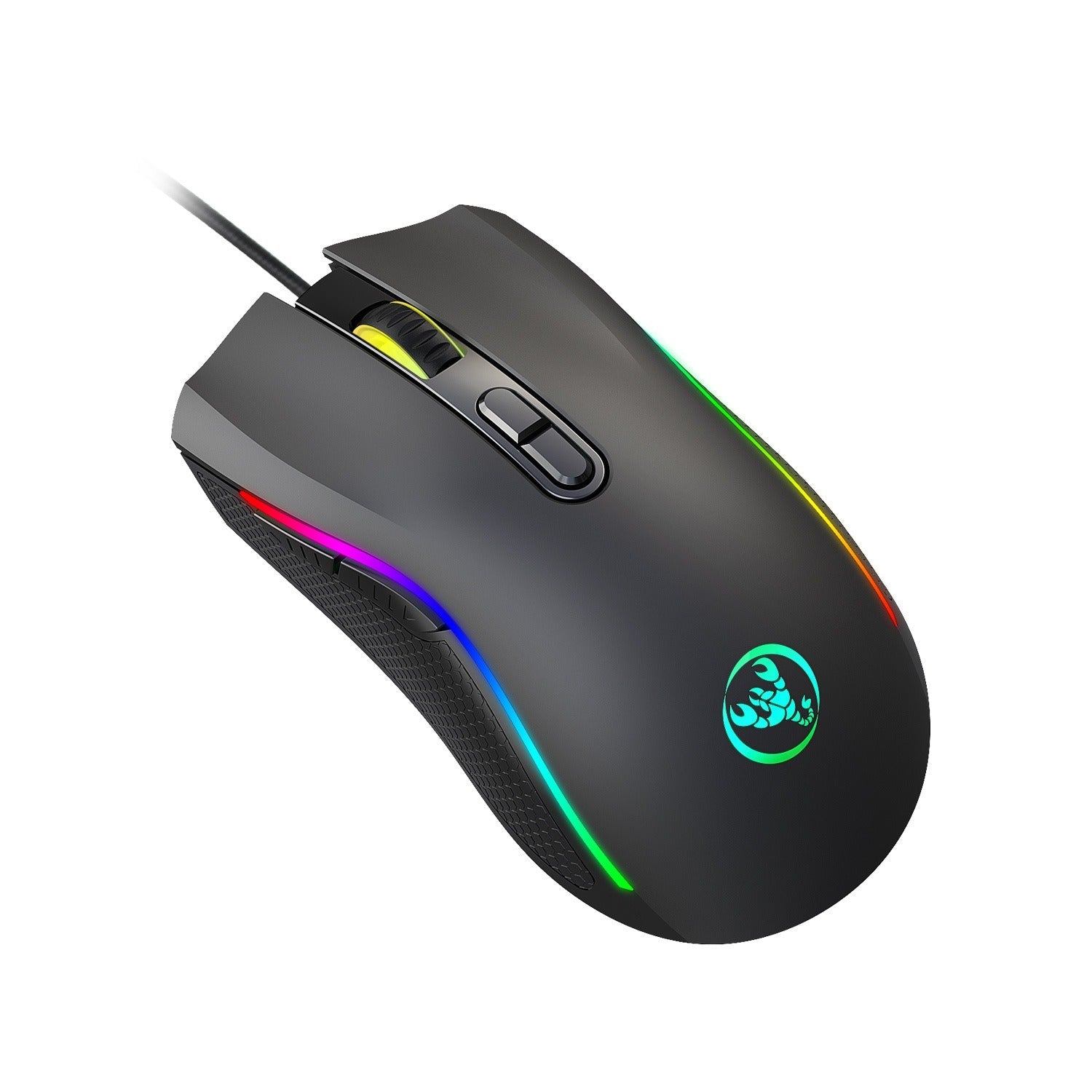 Computer gaming mouse e-sports internet cafe RGB luminous mouse MOUSE e-sports chicken eating wired mouse