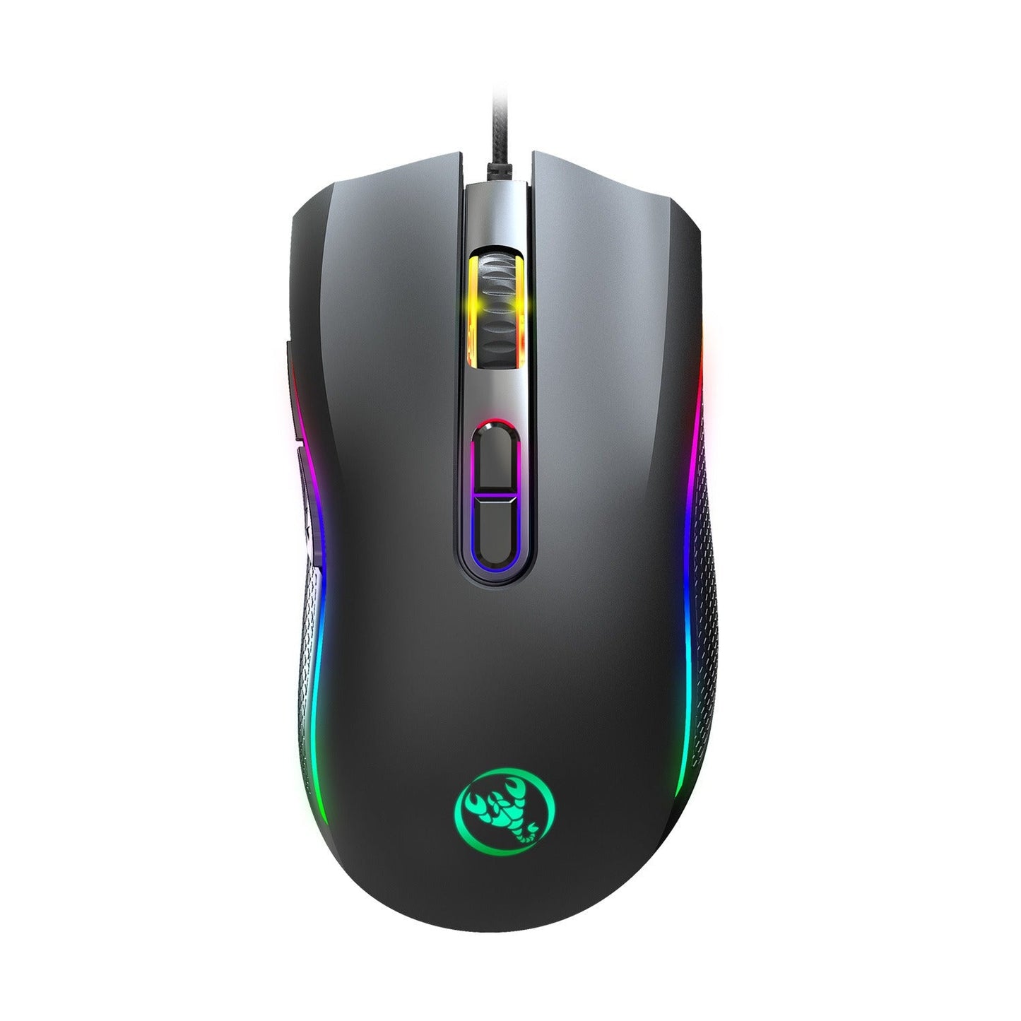 Computer gaming mouse e-sports internet cafe RGB luminous mouse MOUSE e-sports chicken eating wired mouse