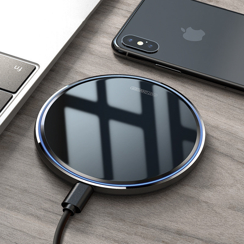 Cross-Border 10W Mirror Wireless Charger Fast Charge - Electronics