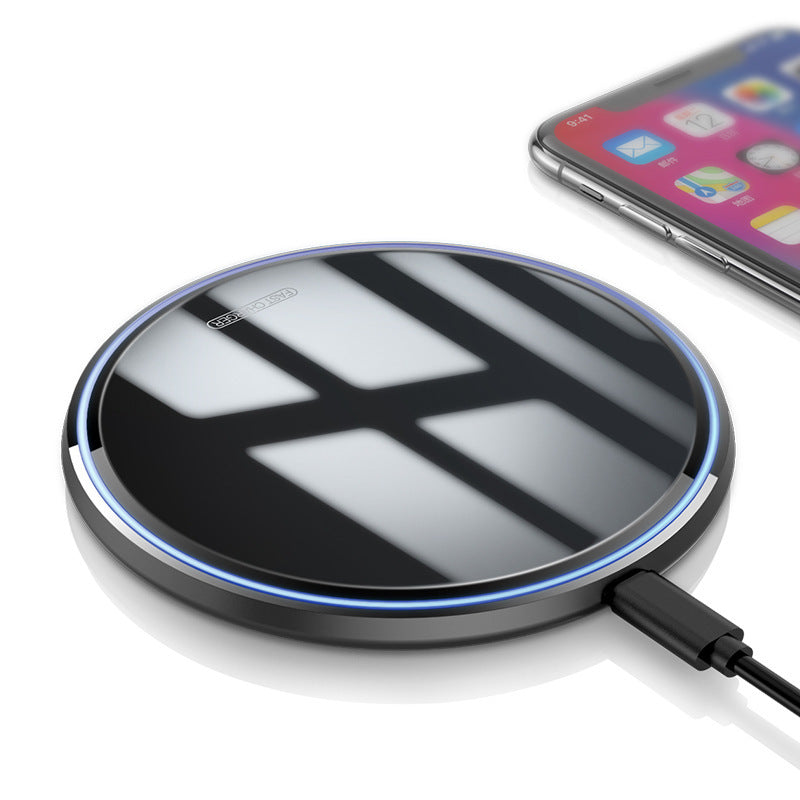 Cross-Border 10W Mirror Wireless Charger Fast Charge - Electronics