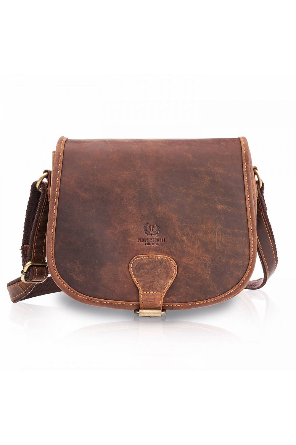 Natural leather bag Galanter