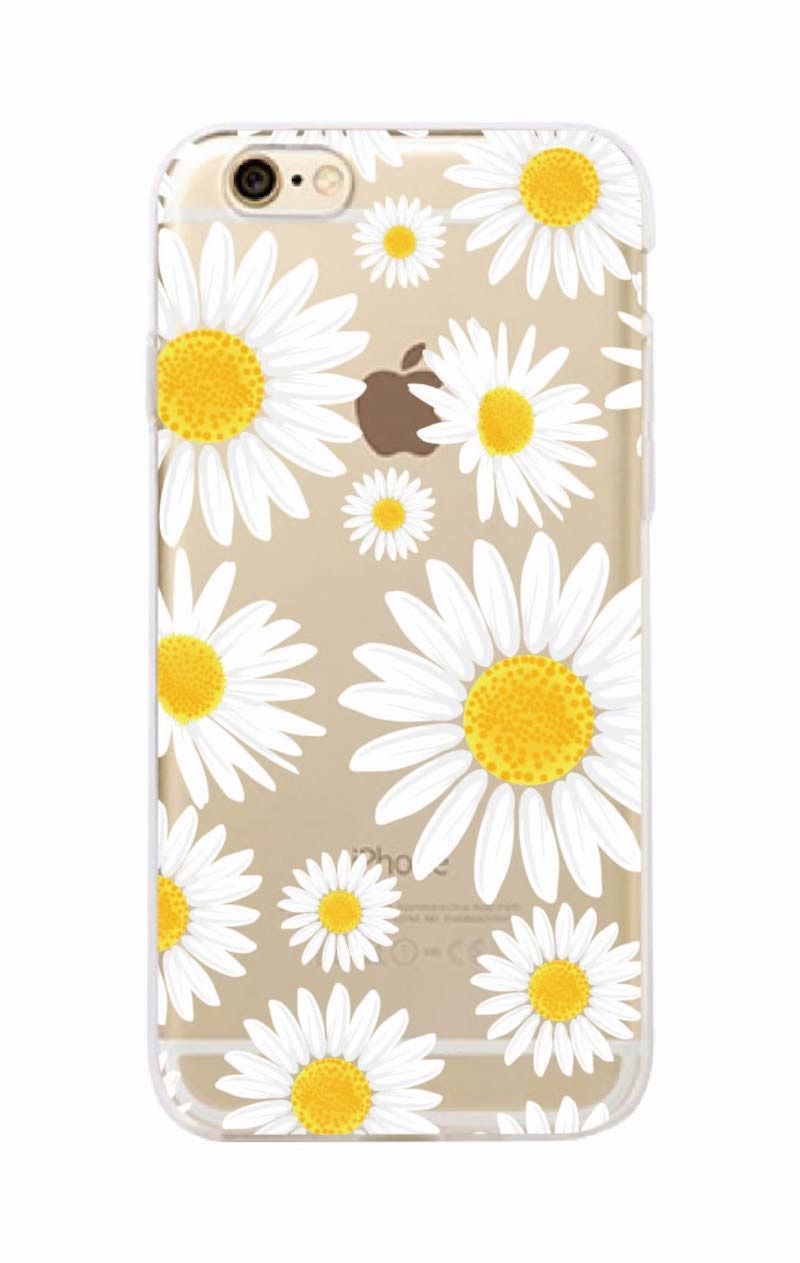 Cute Summer Daisy Sunflower Floral Flower Soft Clear Phone Case Fundas Coque For iPhone 7 7Plus 6 6S 8 8PLUS X XS Max