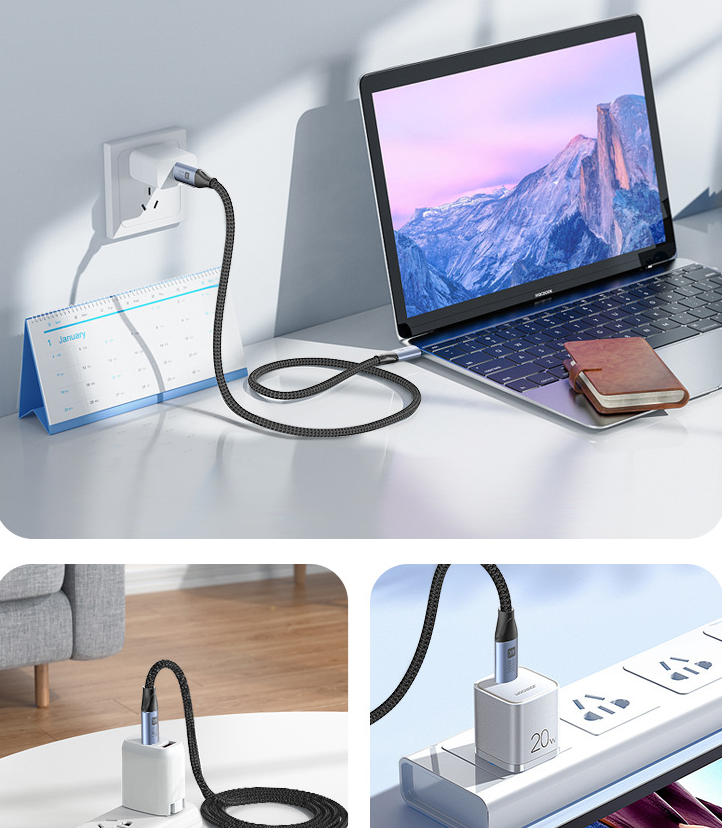 Data cable 100W mobile phone computer fast charging hard drive high-speed transmission 4k screen mirroring