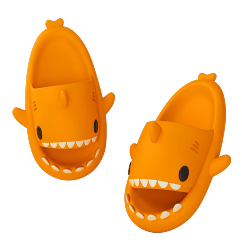 Adult's Slippers Indoor Outdoor Funny Shark Cartoon 1d0dd5-b6.myshopify.com