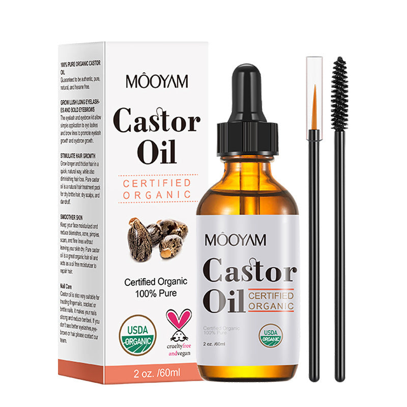 Castor Oil Castor Oil Skin Care Massage Basic Oil Hair Eyebrow Eyelash Care 1d0dd5-b6.myshopify.com