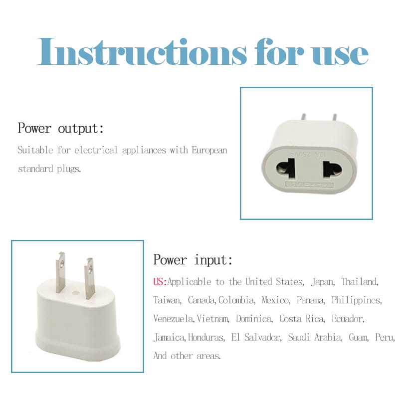 US plug converter