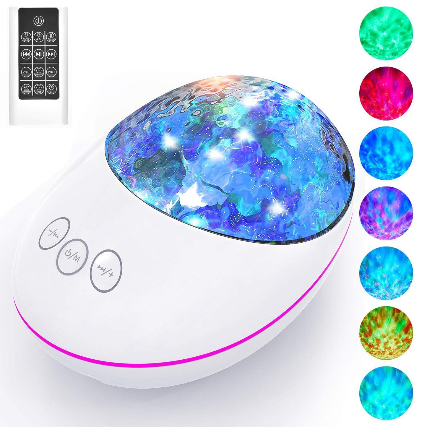 LED Night Light Starry Sky Projector Colorful Star Moon Night Lights - Electronics