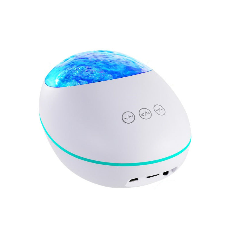 LED Night Light Starry Sky Projector Colorful Star Moon Night Lights - White - Electronics