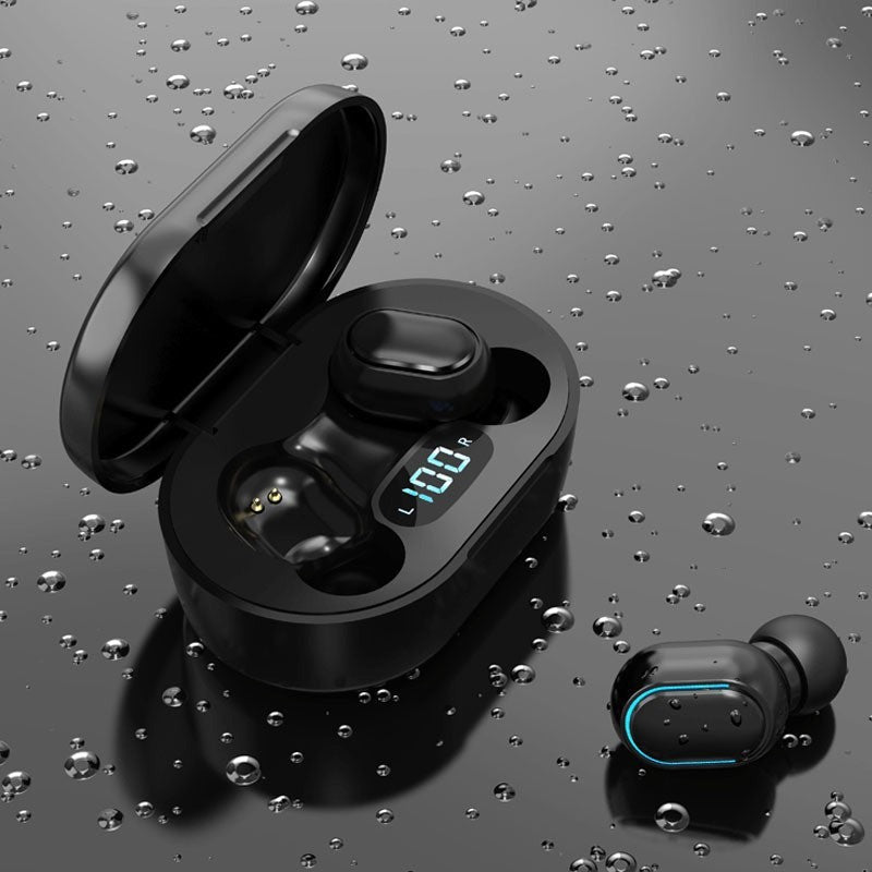 New E7S Wireless Binaural Mini In-ear Sports Bluetooth Headset - E7S Black English - Electronics