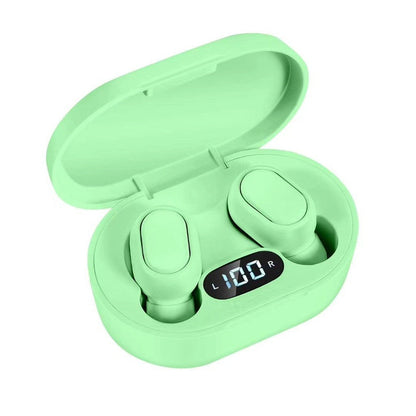 New E7S Wireless Binaural Mini In-ear Sports Bluetooth Headset - E7S Green English - Electronics