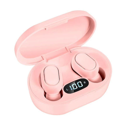 New E7S Wireless Binaural Mini In-ear Sports Bluetooth Headset - E7S Pink English - Electronics