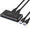 New USB 3.0 printer sharer 4-port USB multi interface two computer switch splitter T06