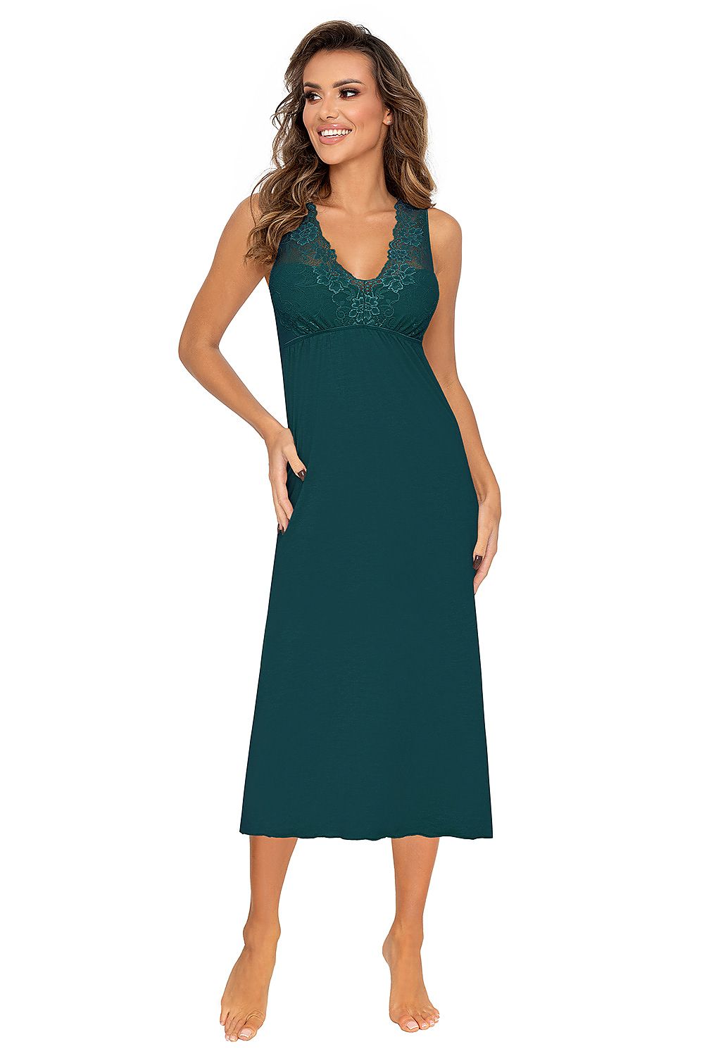 Nightshirt Donna - green / 36