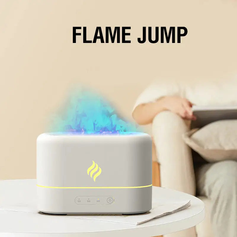 Seven Colors Of Simulated Flame Expander - White / USB