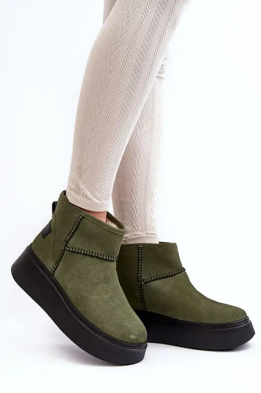 Snow boots Step in style - green / 36