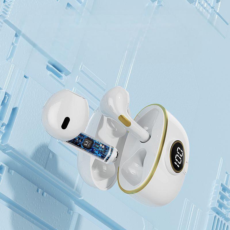 Sports Bluetooth earphones with semi in ear intelligent noise reduction and ultra long battery life wireless Bluetooth