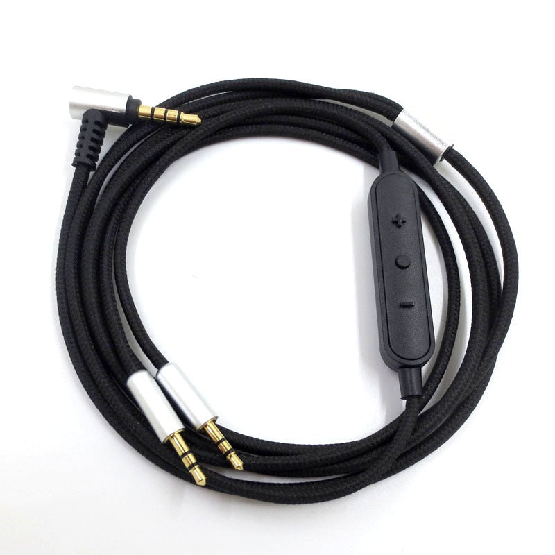 Suitable for Republic V8 V10 V12 Xiaomi Head mounted Earphones Bold Upgraded Earphone Cable - Wire controlled version