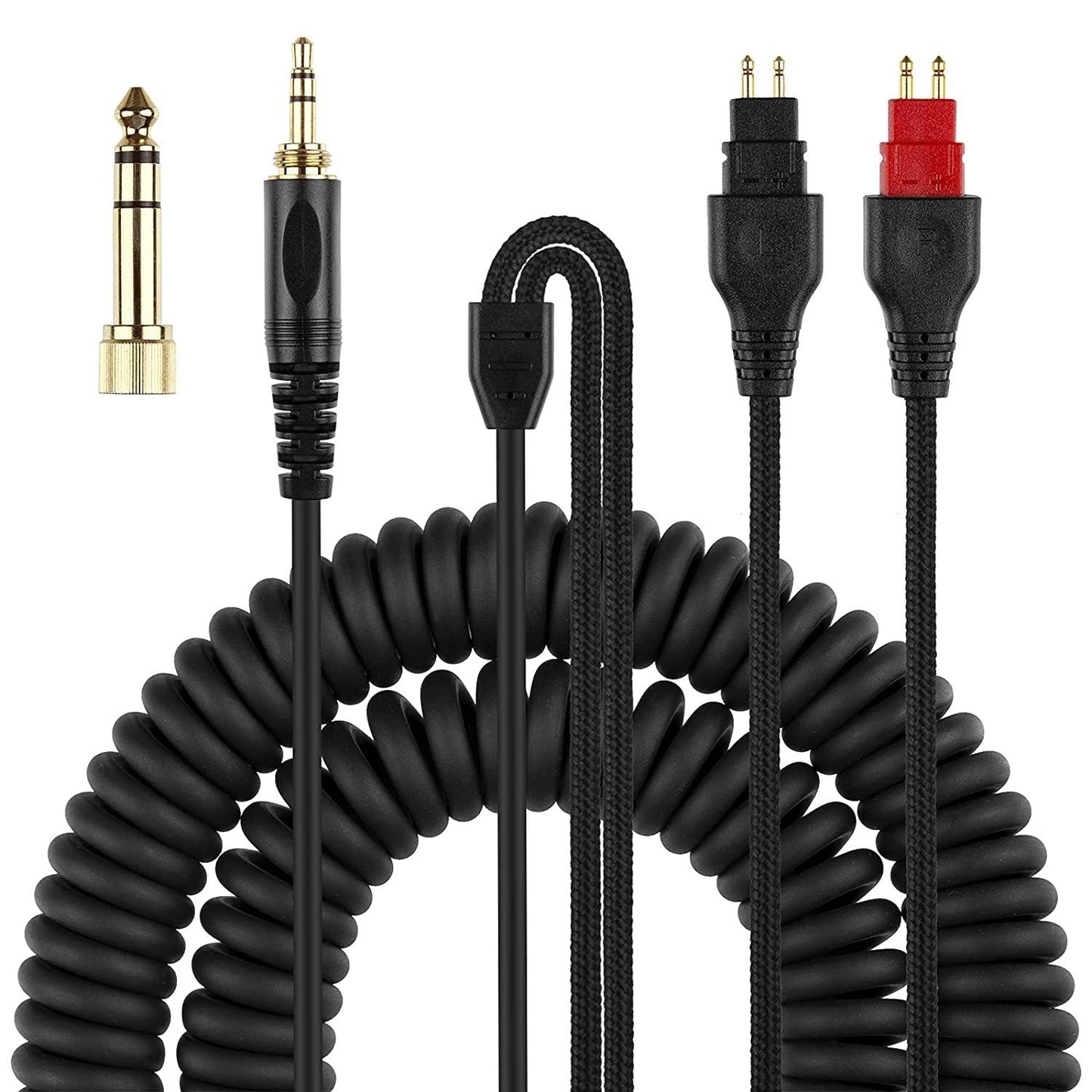 Suitable for Senhai HD580 HD600 HD650 HD660S Spring Earphone Audio Cable