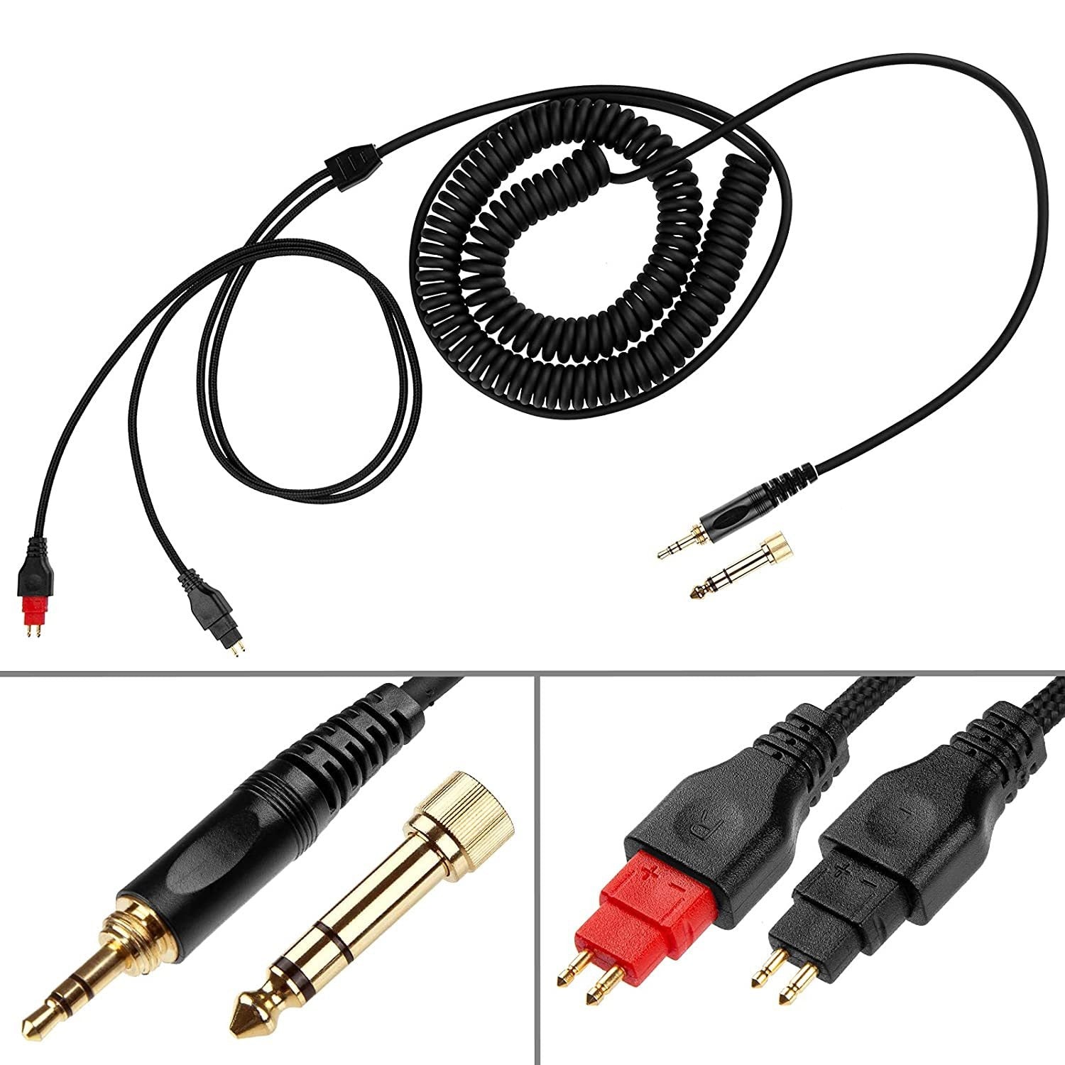 Suitable for Senhai HD580 HD600 HD650 HD660S Spring Earphone Audio Cable