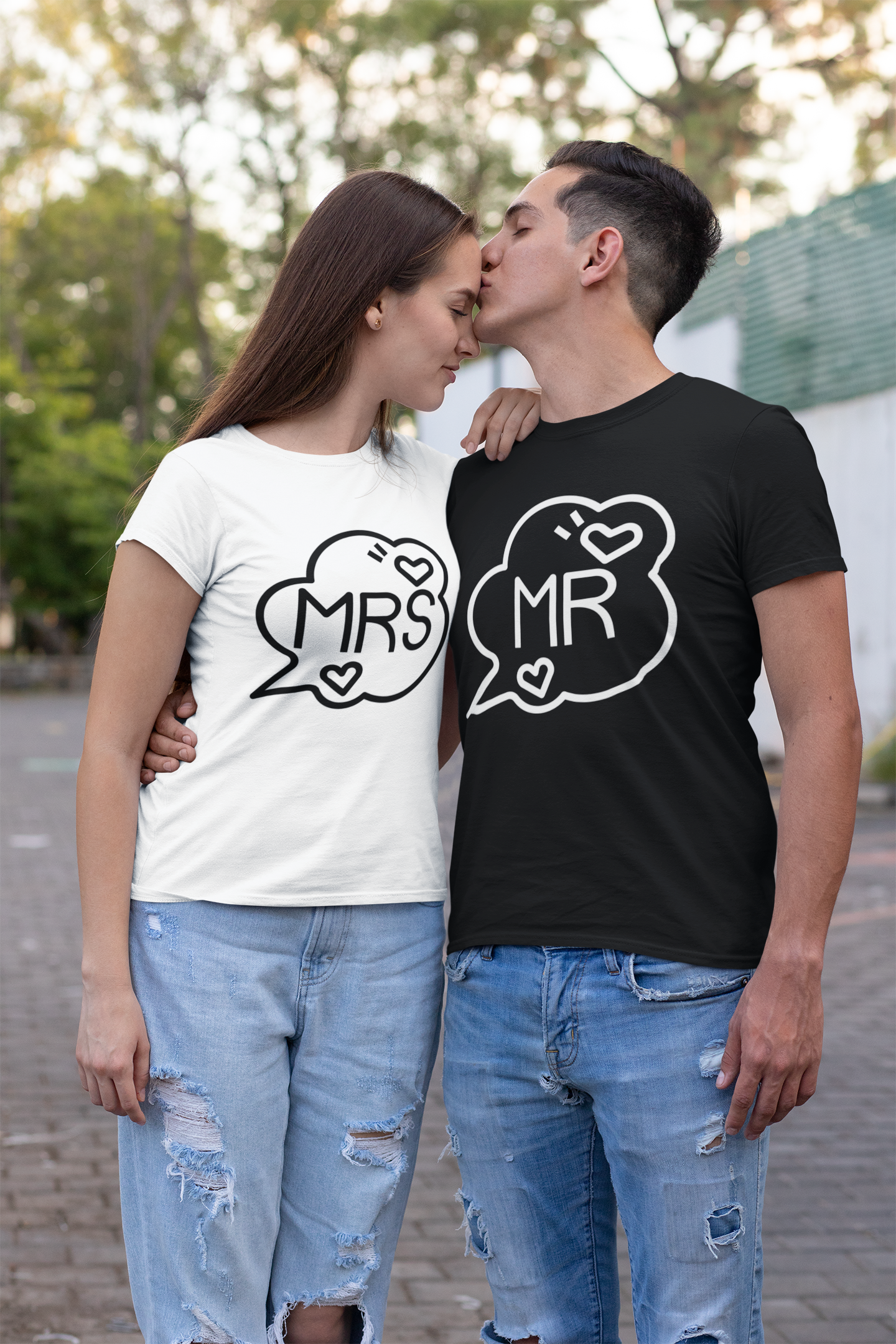 Mr and Mrs, Wedding and Couple Unisex T-shirt 1d0dd5-b6.myshopify.com