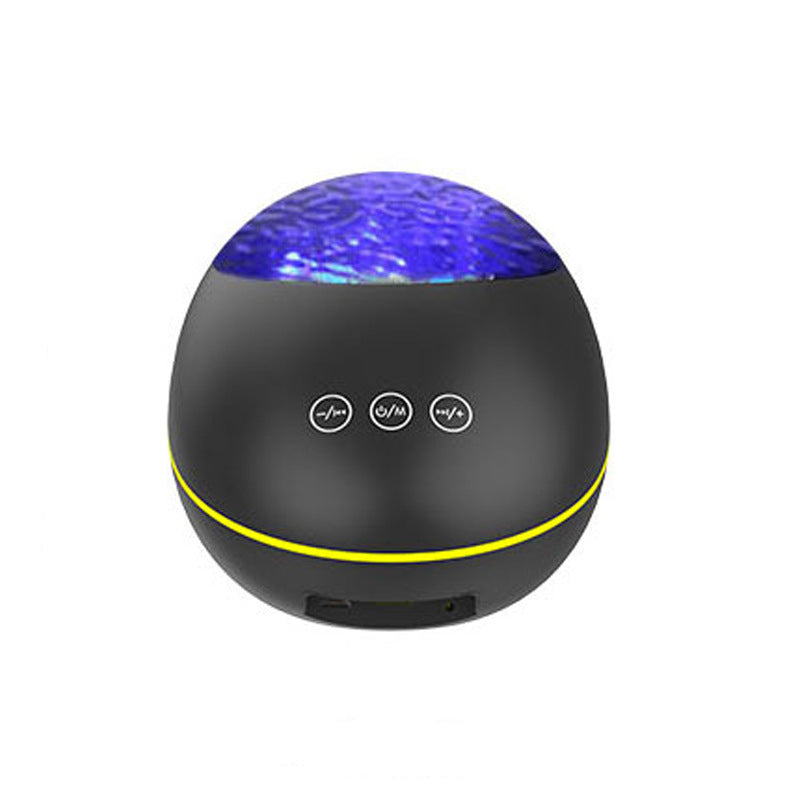 USB Control Music Player LED Night Light - Black2 - Electronics