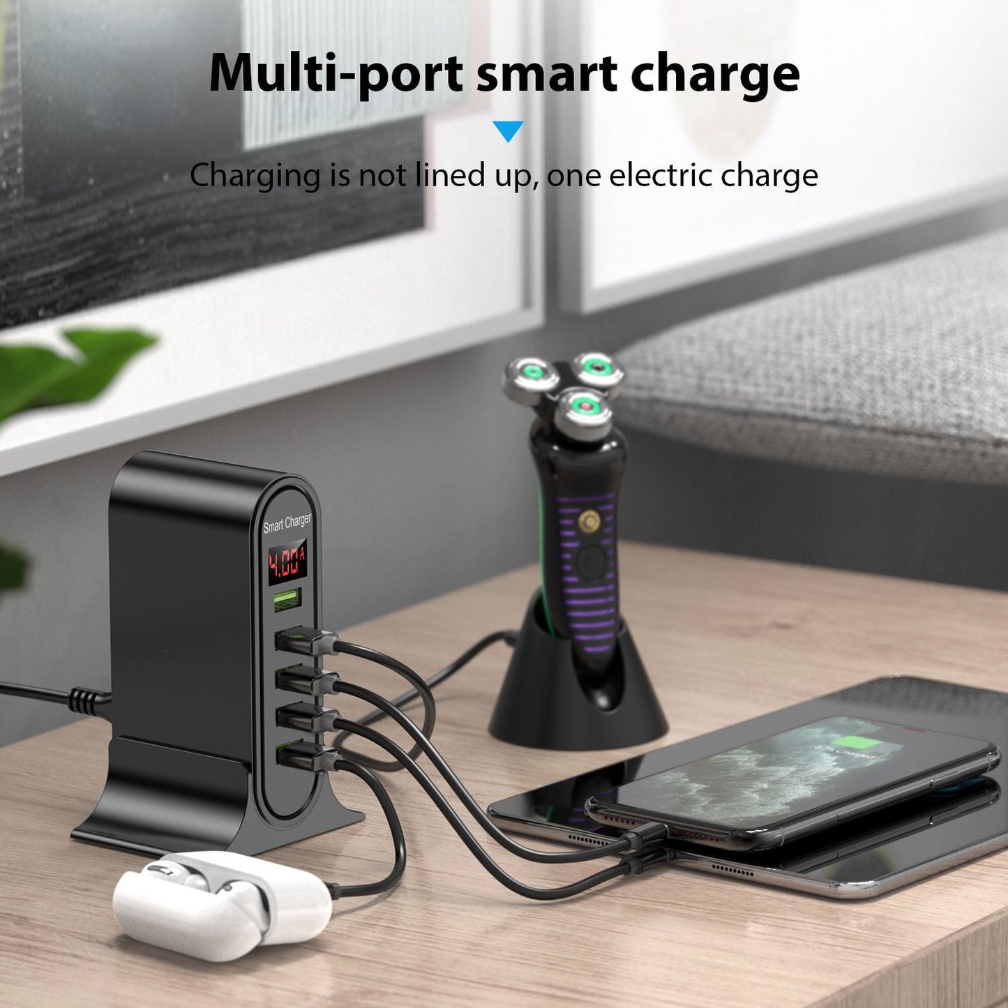 USB five-port smart charger - Electronics