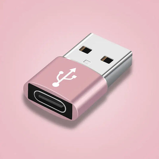 USB male adapter cable - Pink - Electronics