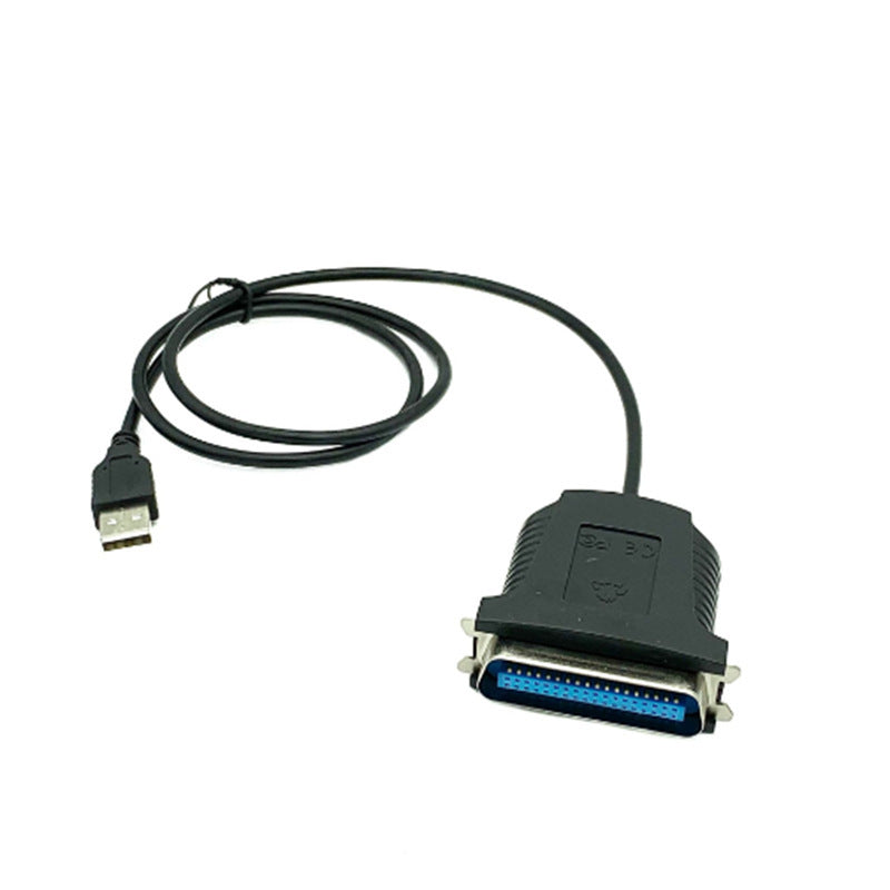 USB To Old-fashioned Parallel Port Printer Cable - Black / 80cm - Electronics